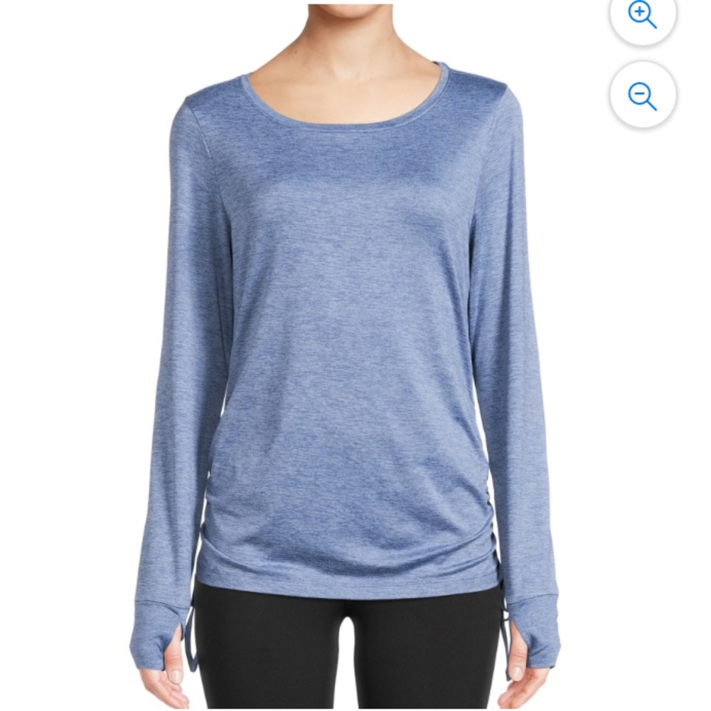 5 for $20 MIX N MATCH Rouched Performance Top with Thumb Hole Detail